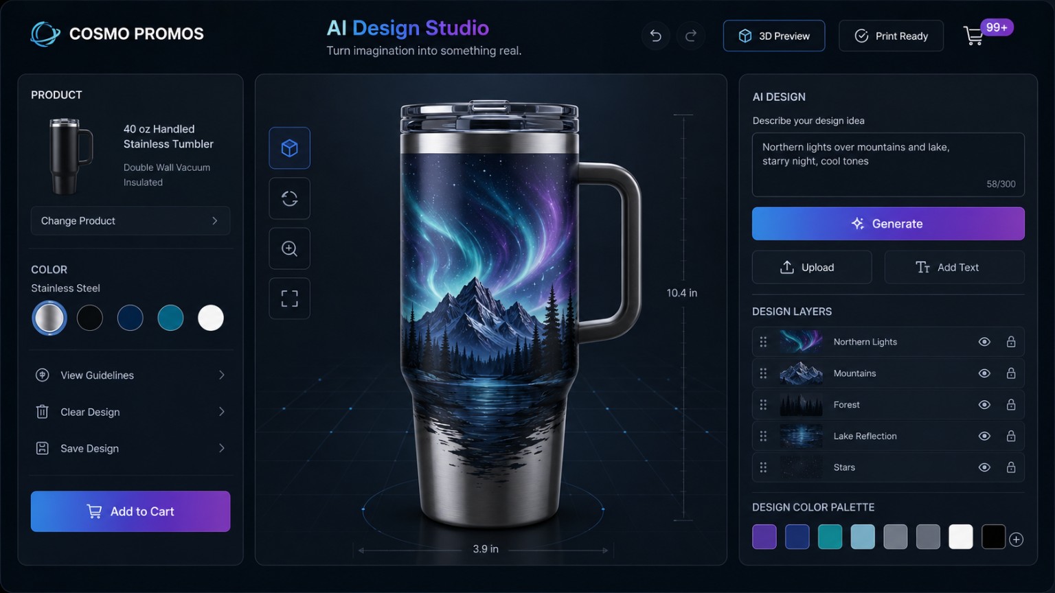 Immersive artwork, considered placement — owner-supplied original visual study